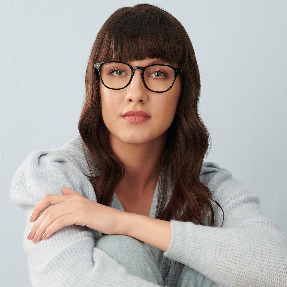 Square Eyeglasses-Frame Round--EG Square Eyeglasses-Frame Round--EG