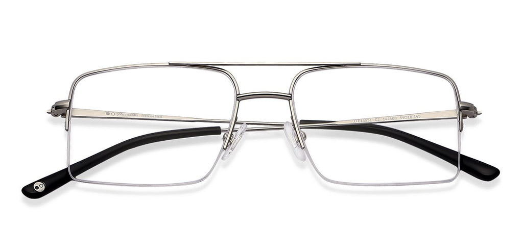 Half Rim Eyeglasses-Frame Square--EG Half Rim Eyeglasses-Frame Square--EG