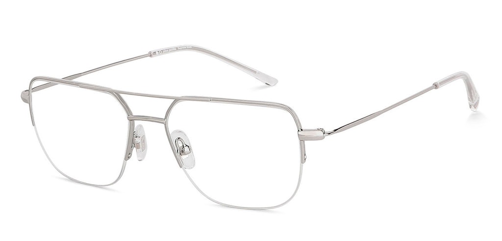 Half Rim Eyeglasses-Frame Square--EG Half Rim Eyeglasses-Frame Square--EG