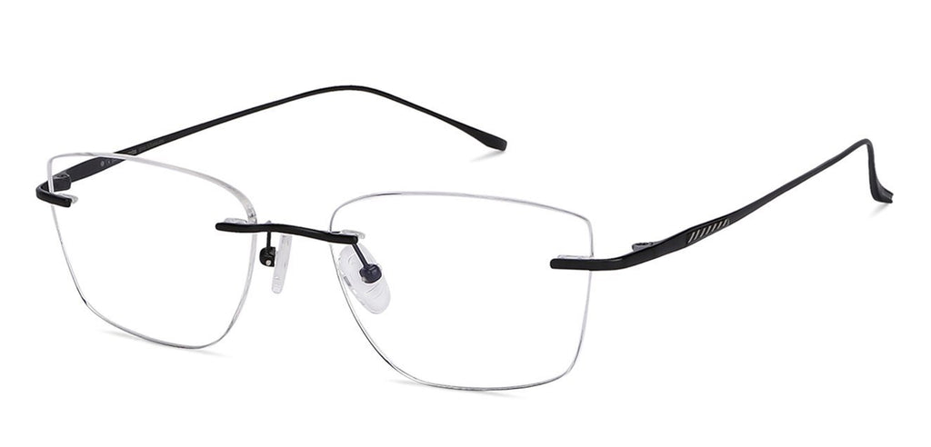 Rimless Eyeglasses-Frame Square--EG Rimless Eyeglasses-Frame Square--EG