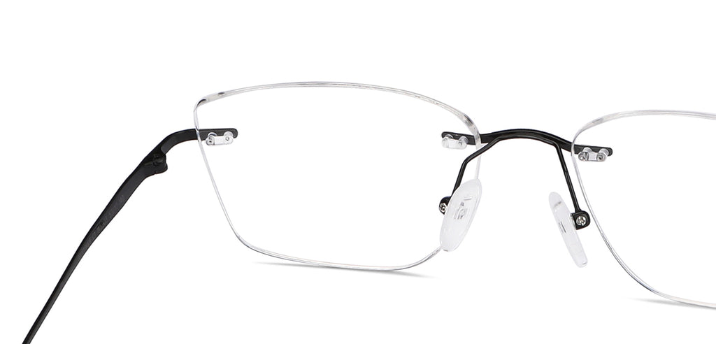 Rimless Eyeglasses-Frame Square--EG Rimless Eyeglasses-Frame Square--EG