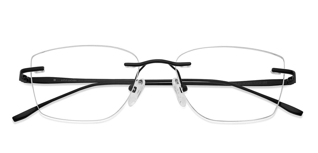 Rimless Eyeglasses-Frame Square--EG Rimless Eyeglasses-Frame Square--EG