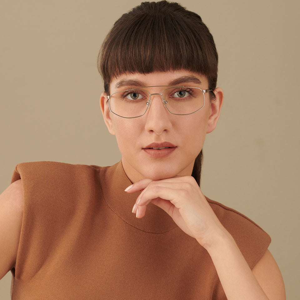 John Jacobs Eyeglasses-Frame Rectangle--EG John Jacobs Eyeglasses-Frame Rectangle--EG