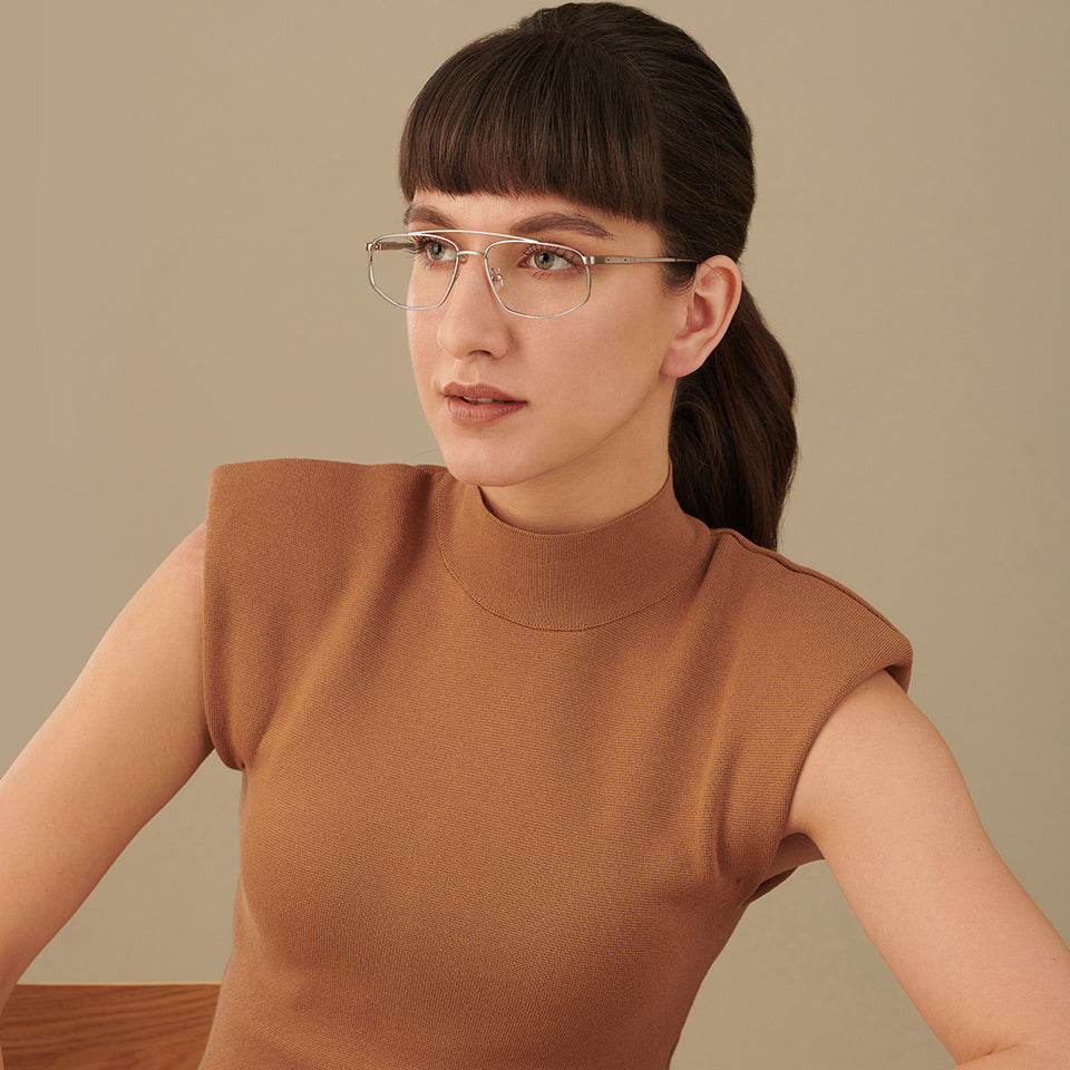 John Jacobs Eyeglasses-Frame Rectangle--EG John Jacobs Eyeglasses-Frame Rectangle--EG