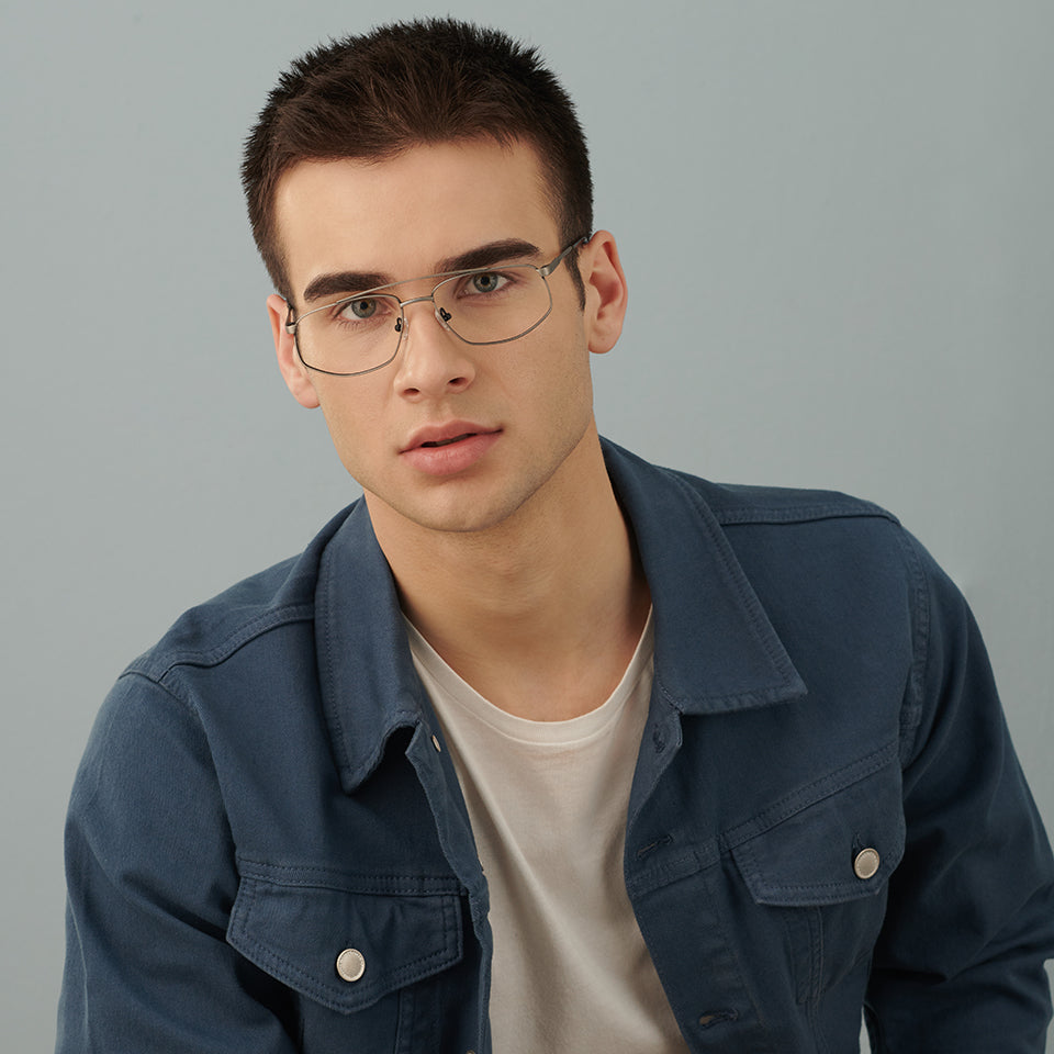 John Jacobs Eyeglasses-Frame Rectangle--EG John Jacobs Eyeglasses-Frame Rectangle--EG