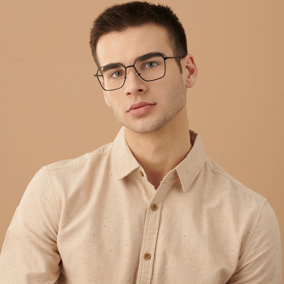 John Jacobs Eyeglasses-Frame Square--EG John Jacobs Eyeglasses-Frame Square--EG