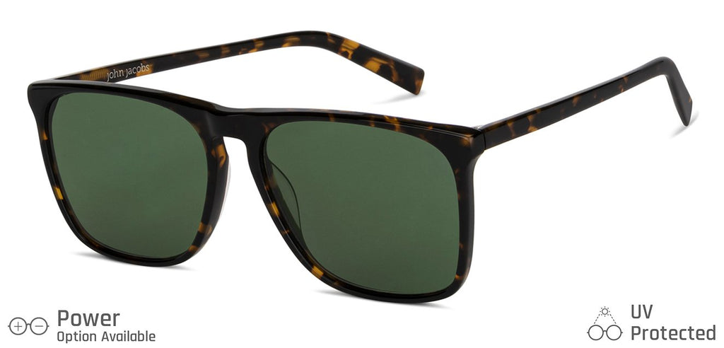 John Jacobs Sunglasses-Frame Rectangle--SG John Jacobs Sunglasses-Frame Rectangle--SG