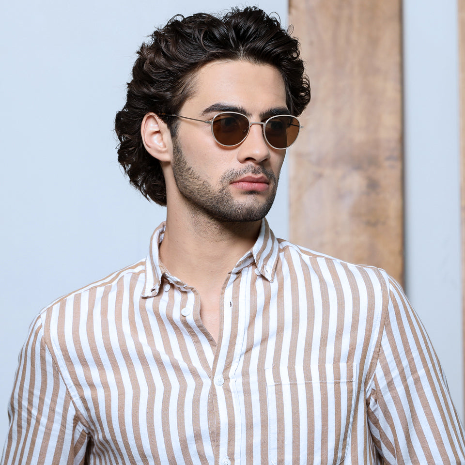 John Jacobs Sunglasses-Frame Round--SG John Jacobs Sunglasses-Frame Round--SG