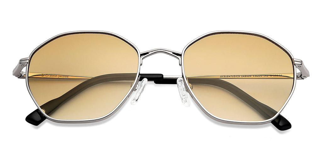 John Jacobs Sunglasses-Frame Hexagonal--SG John Jacobs Sunglasses-Frame Hexagonal--SG