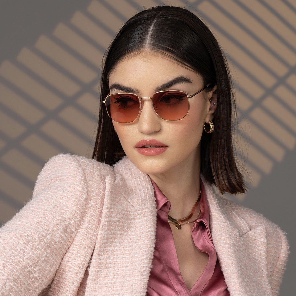 Sunglasses-Frame Hexagonal--SG Sunglasses-Frame Hexagonal--SG