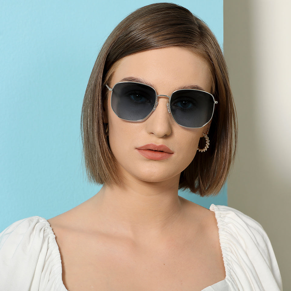 Sunglasses-Frame Hexagonal--SG Sunglasses-Frame Hexagonal--SG