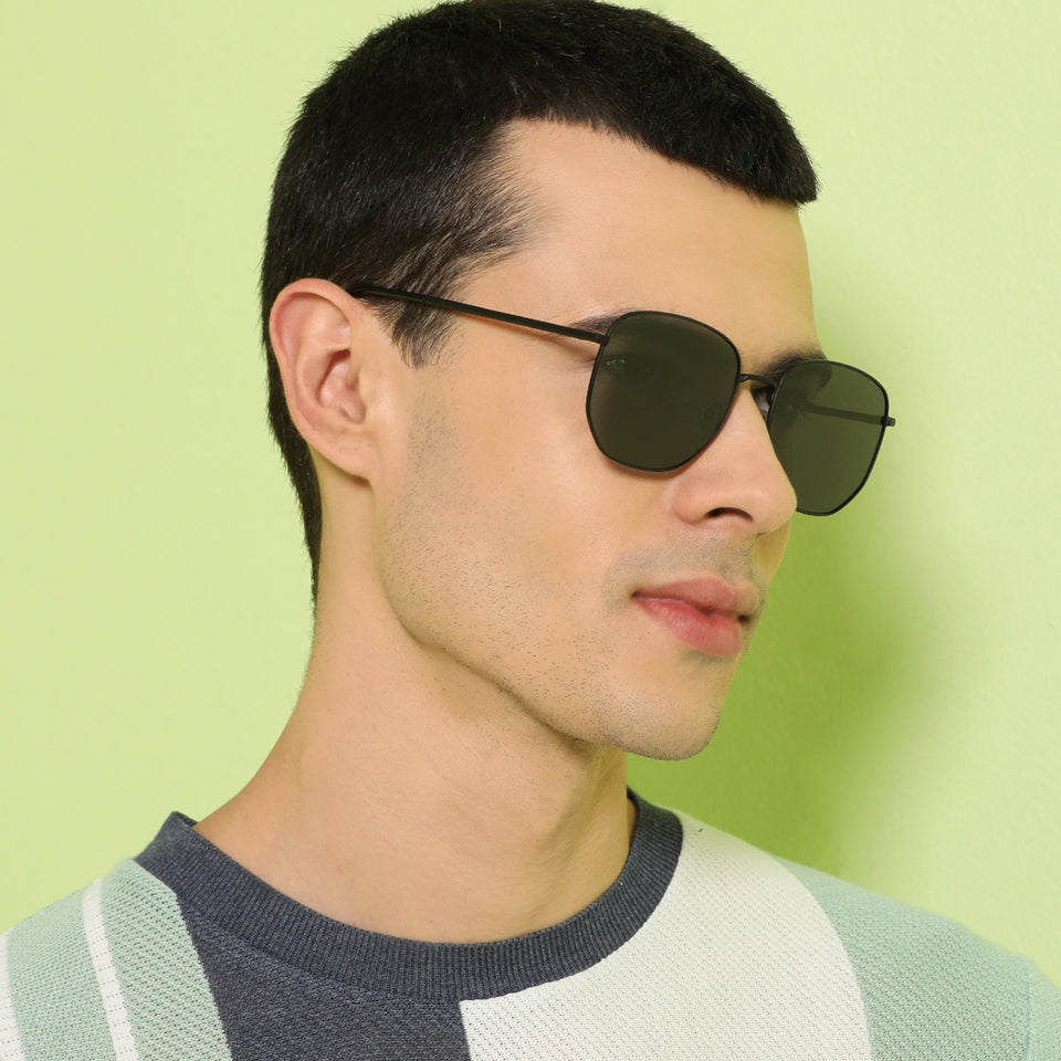 John Jacobs Sunglasses-Frame Hexagonal--SG John Jacobs Sunglasses-Frame Hexagonal--SG