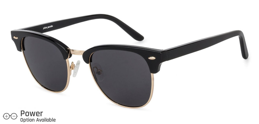 John Jacobs Sunglasses-Frame Clubmaster--SG John Jacobs Sunglasses-Frame Clubmaster--SG