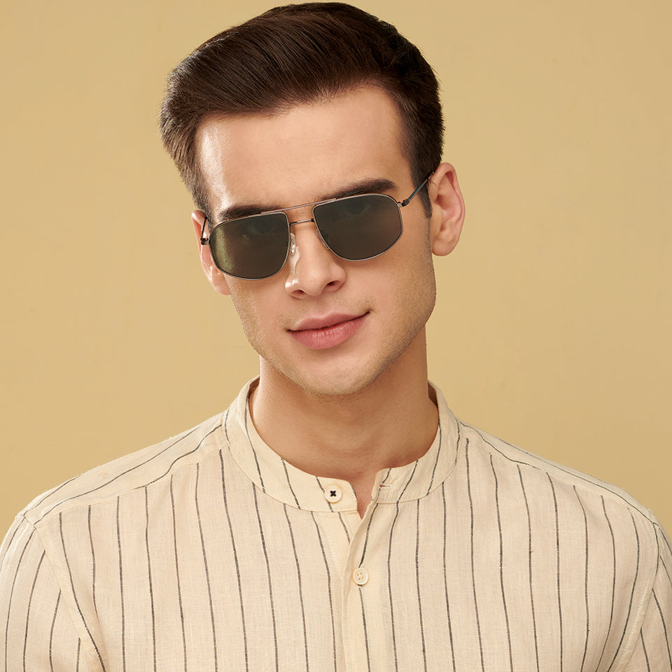 John Jacobs Sunglasses-Frame Aviator--SG John Jacobs Sunglasses-Frame Aviator--SG
