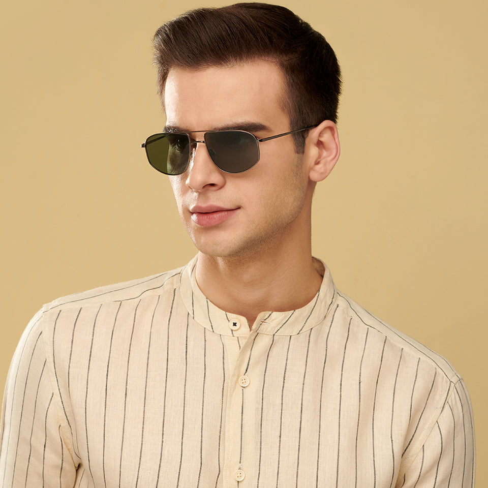 John Jacobs Sunglasses-Frame Aviator--SG John Jacobs Sunglasses-Frame Aviator--SG