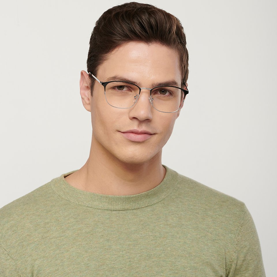 John Jacobs Eyeglasses-Frame Square--EG John Jacobs Eyeglasses-Frame Square--EG