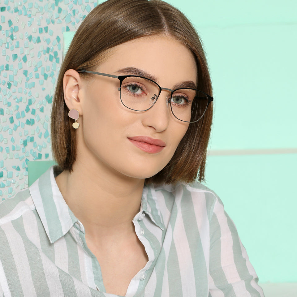 John Jacobs Eyeglasses-Frame Square--EG John Jacobs Eyeglasses-Frame Square--EG