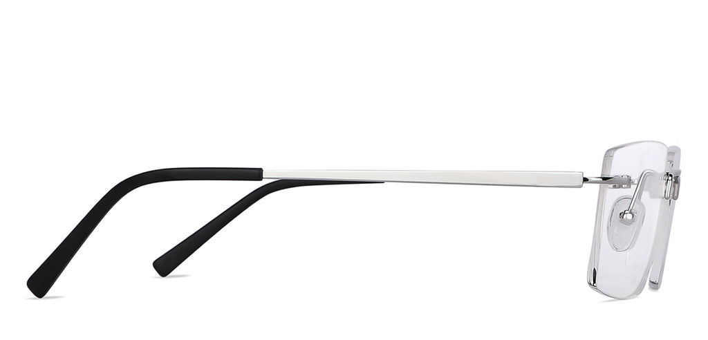 Rimless Eyeglasses-Frame Rectangle--EG Rimless Eyeglasses-Frame Rectangle--EG