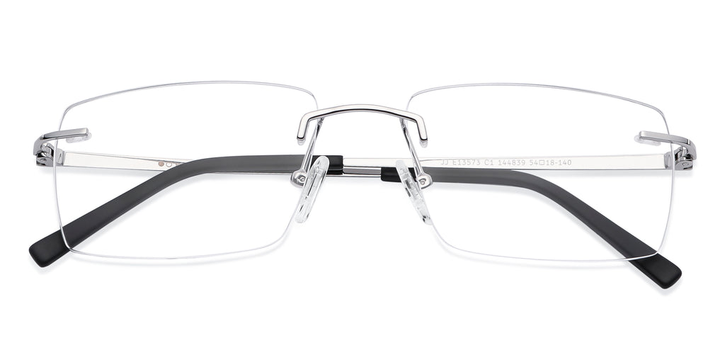 Rimless Eyeglasses-Frame Rectangle--EG Rimless Eyeglasses-Frame Rectangle--EG