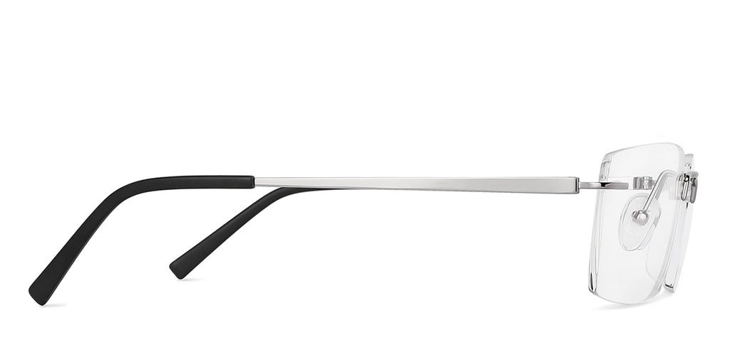 Rimless Eyeglasses-Frame Rectangle--EG Rimless Eyeglasses-Frame Rectangle--EG