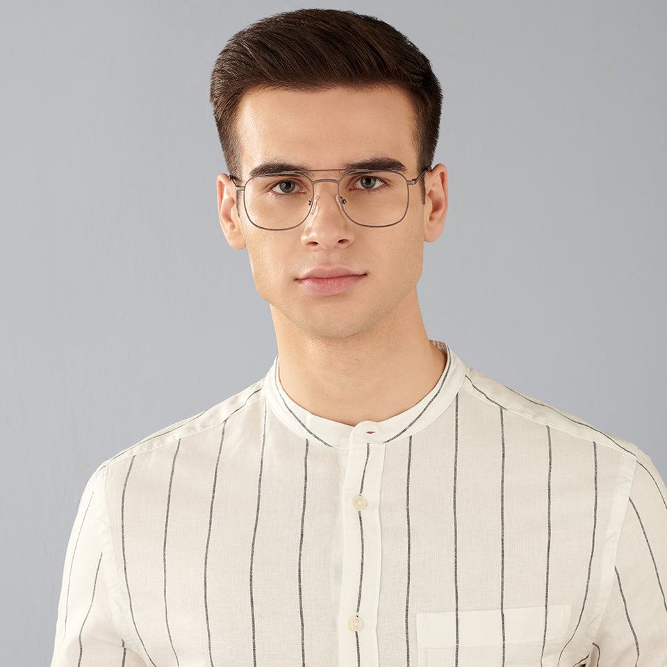 John Jacobs Eyeglasses-Frame Rectangle--EG John Jacobs Eyeglasses-Frame Rectangle--EG