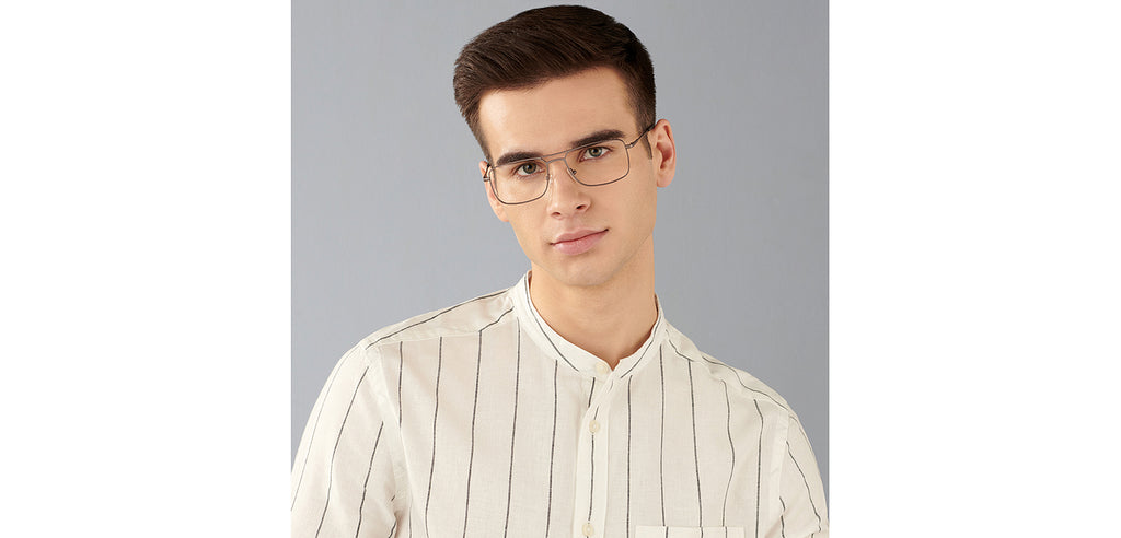 John Jacobs Eyeglasses-Frame Rectangle--EG John Jacobs Eyeglasses-Frame Rectangle--EG