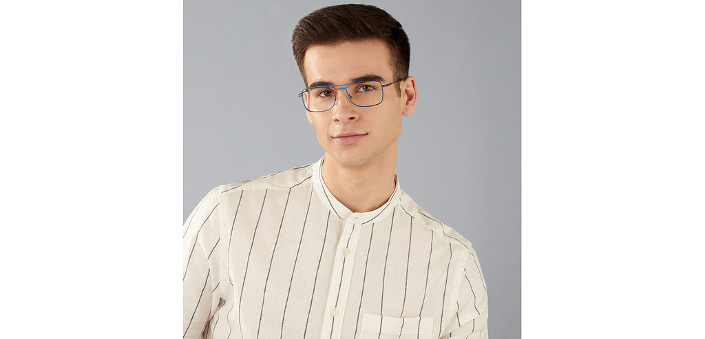 John Jacobs Eyeglasses-Frame Rectangle--EG John Jacobs Eyeglasses-Frame Rectangle--EG