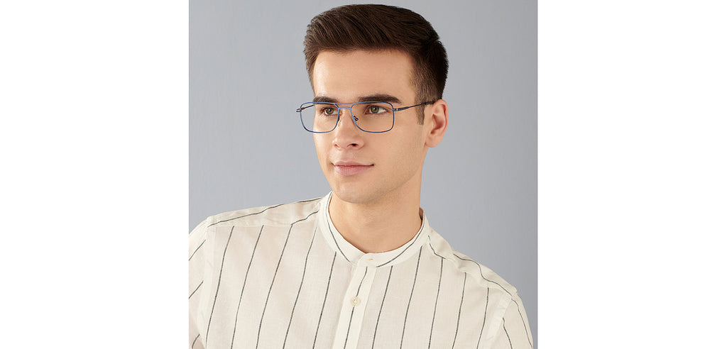 John Jacobs Eyeglasses-Frame Rectangle--EG John Jacobs Eyeglasses-Frame Rectangle--EG