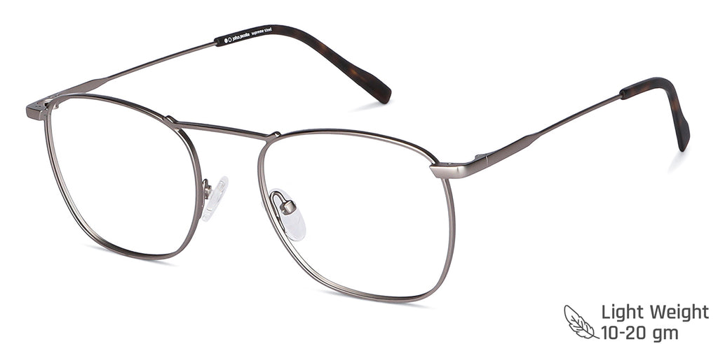 John Jacobs Eyeglasses-Frame Square--EG John Jacobs Eyeglasses-Frame Square--EG