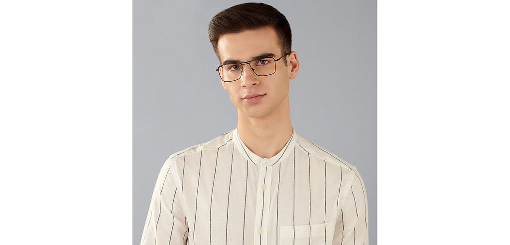 John Jacobs Eyeglasses-Frame Rectangle--EG John Jacobs Eyeglasses-Frame Rectangle--EG