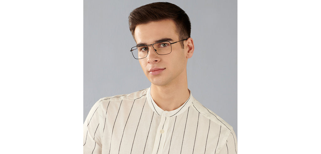 John Jacobs Eyeglasses-Frame Rectangle--EG John Jacobs Eyeglasses-Frame Rectangle--EG