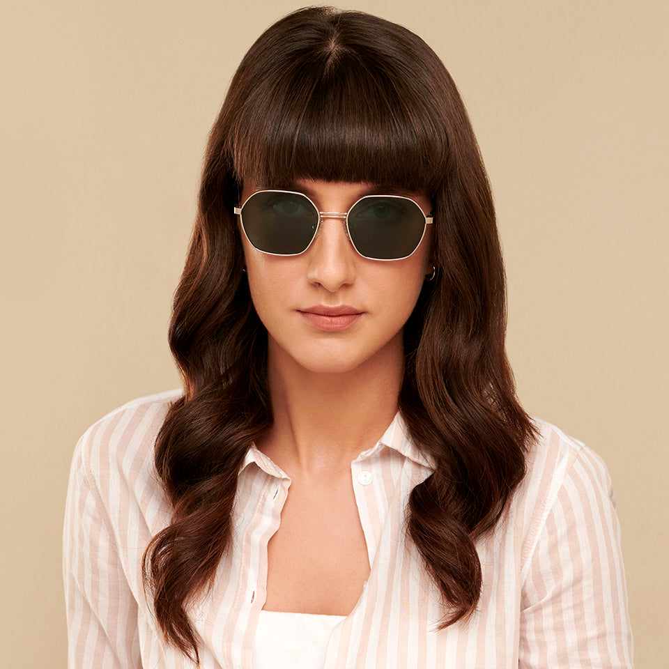 John Jacobs Sunglasses-Frame Hexagonal--SG John Jacobs Sunglasses-Frame Hexagonal--SG