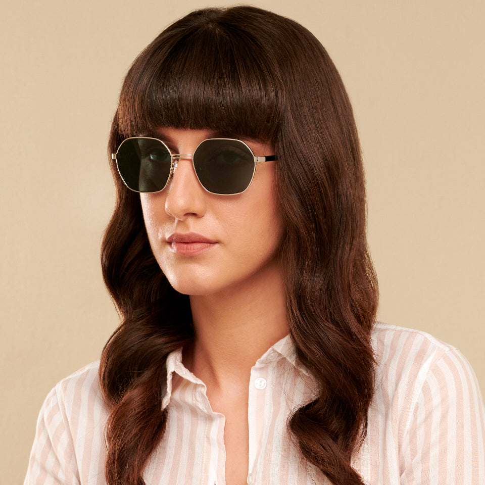 John Jacobs Sunglasses-Frame Hexagonal--SG John Jacobs Sunglasses-Frame Hexagonal--SG