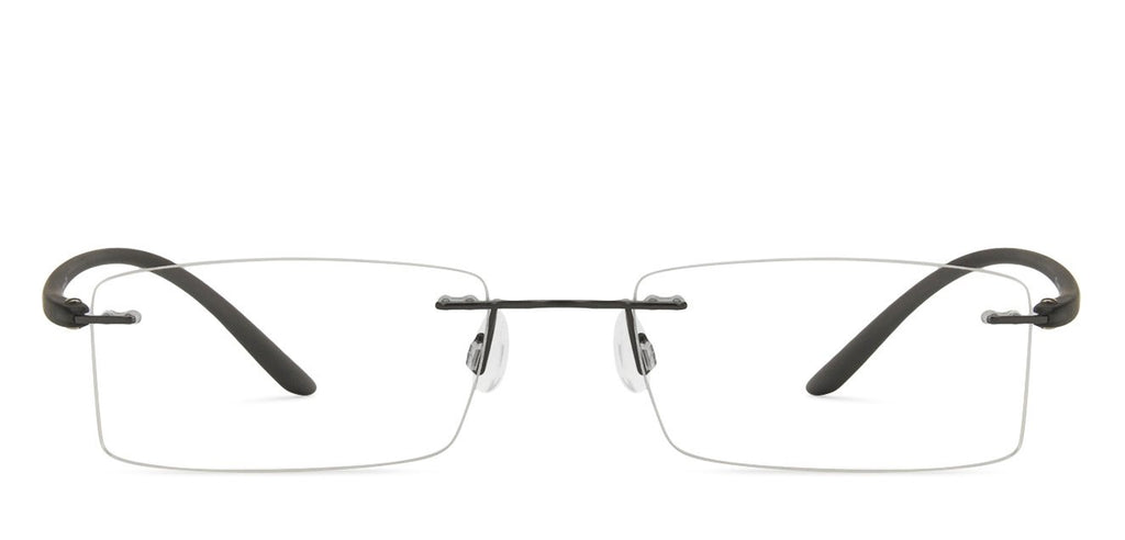 Rimless Eyeglasses-Frame Rectangle--EG Rimless Eyeglasses-Frame Rectangle--EG
