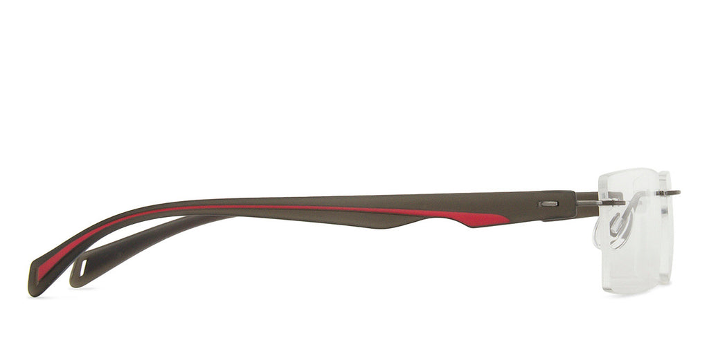 Rimless Eyeglasses-Frame Rectangle--EG Rimless Eyeglasses-Frame Rectangle--EG