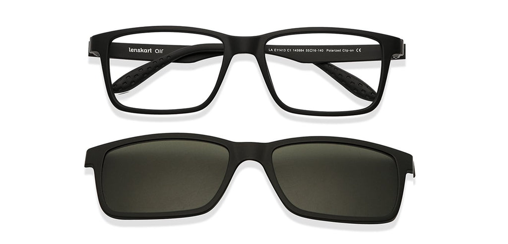 Magnetic Clip On Glasses-Frame Rectangle--EG Magnetic Clip On Glasses-Frame Rectangle--EG