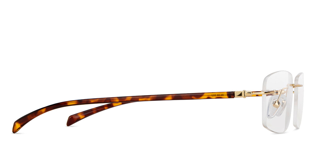 Rimless Eyeglasses-Frame Rectangle--EG Rimless Eyeglasses-Frame Rectangle--EG