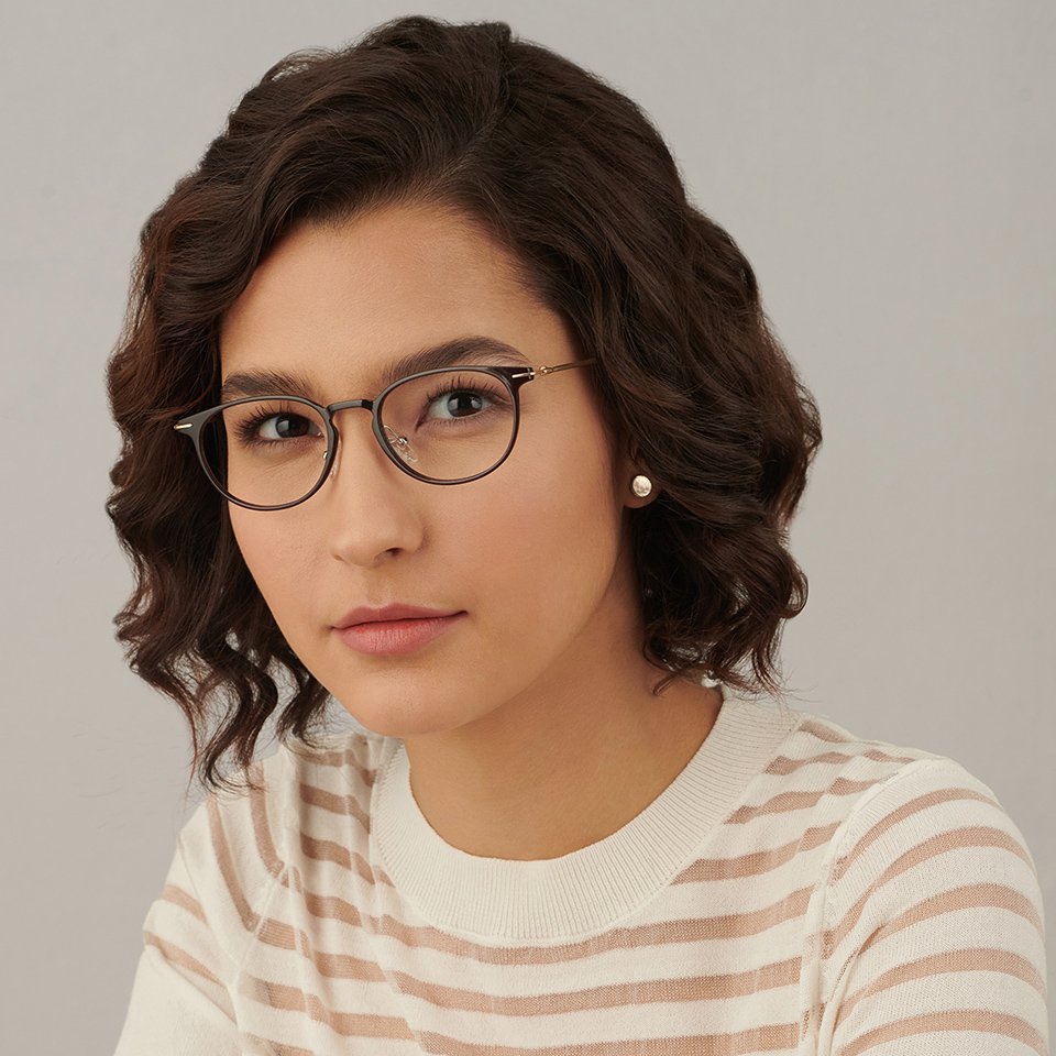 Square Eyeglasses-Frame Round--EG Square Eyeglasses-Frame Round--EG