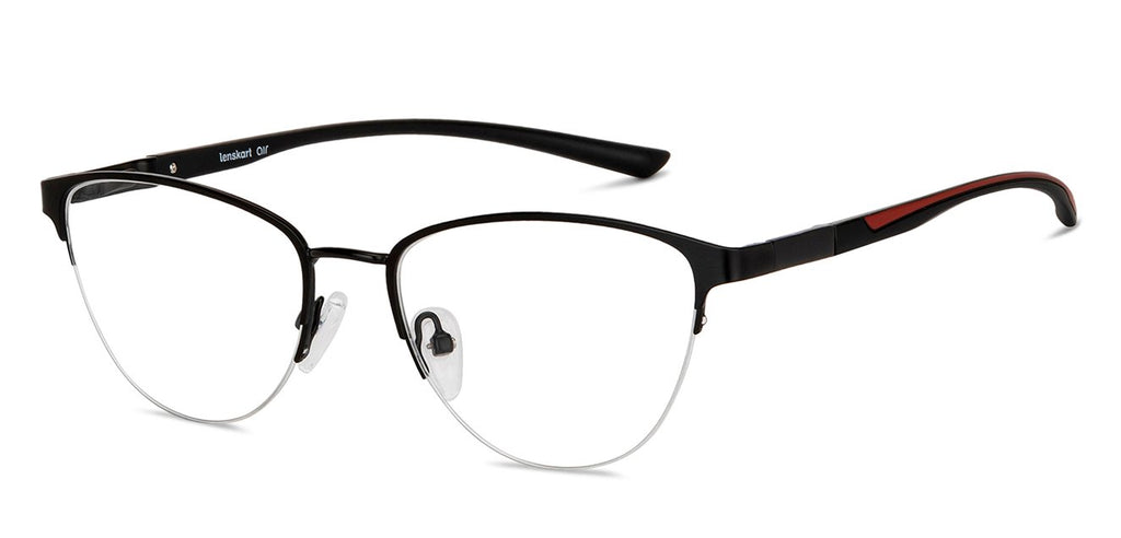 Half Rim Eyeglasses-Frame Cat Eye--EG Half Rim Eyeglasses-Frame Cat Eye--EG