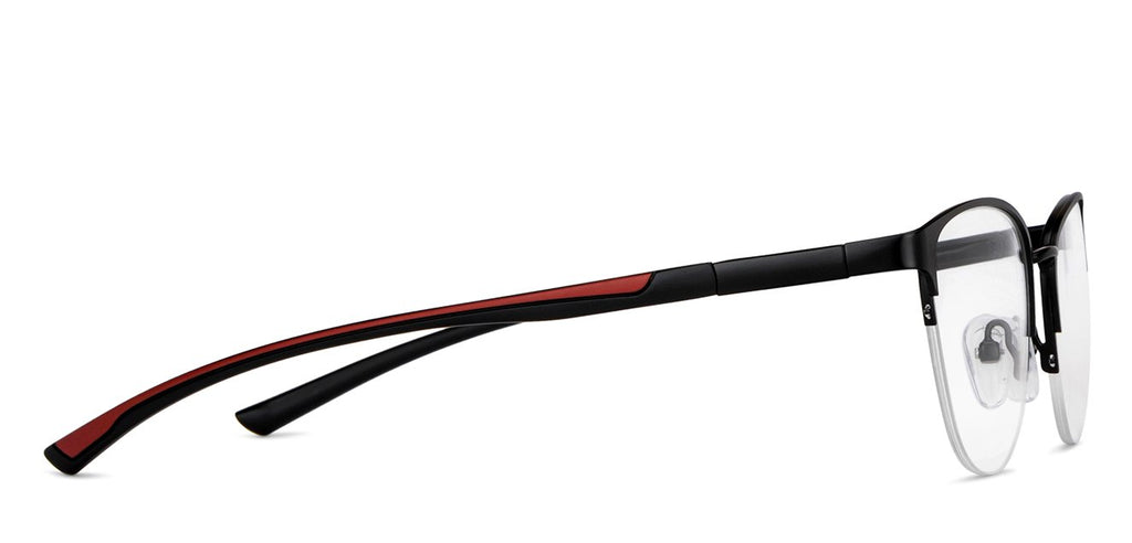 Half Rim Eyeglasses-Frame Cat Eye--EG Half Rim Eyeglasses-Frame Cat Eye--EG