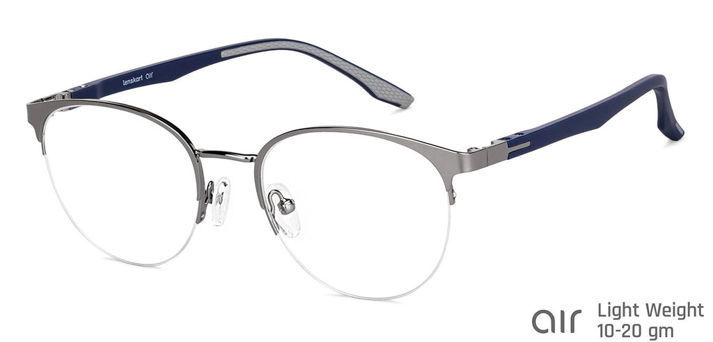 Half Rim Eyeglasses-Frame Round--EG Half Rim Eyeglasses-Frame Round--EG