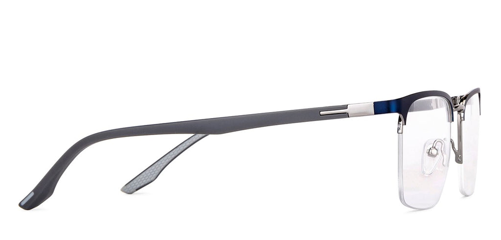 Half Rim Eyeglasses-Frame Square--EG Half Rim Eyeglasses-Frame Square--EG