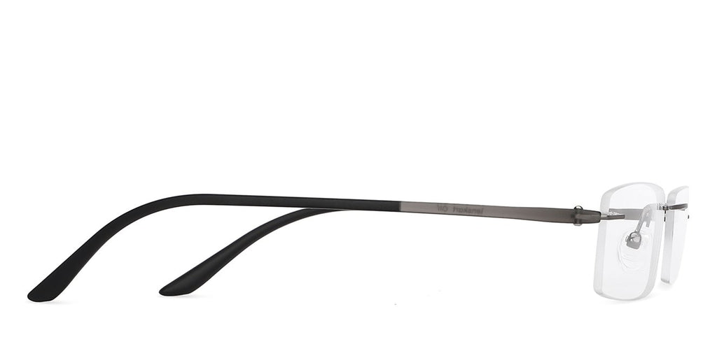Rimless Eyeglasses-Frame Rectangle--EG Rimless Eyeglasses-Frame Rectangle--EG
