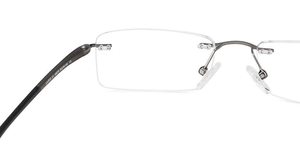 Rimless Eyeglasses-Frame Rectangle--EG Rimless Eyeglasses-Frame Rectangle--EG