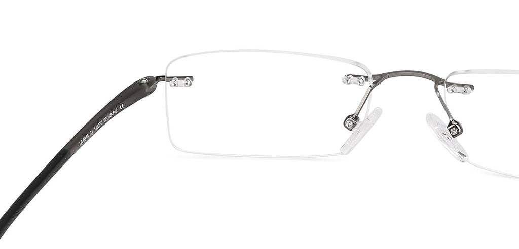 Rimless Eyeglasses-Frame Rectangle--EG Rimless Eyeglasses-Frame Rectangle--EG