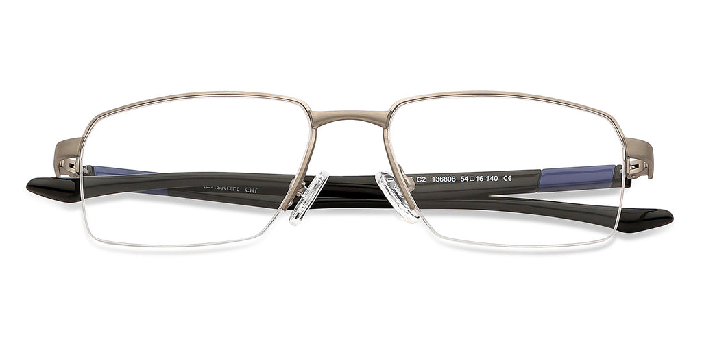 Half Rim Eyeglasses-Frame Rectangle--EG Half Rim Eyeglasses-Frame Rectangle--EG
