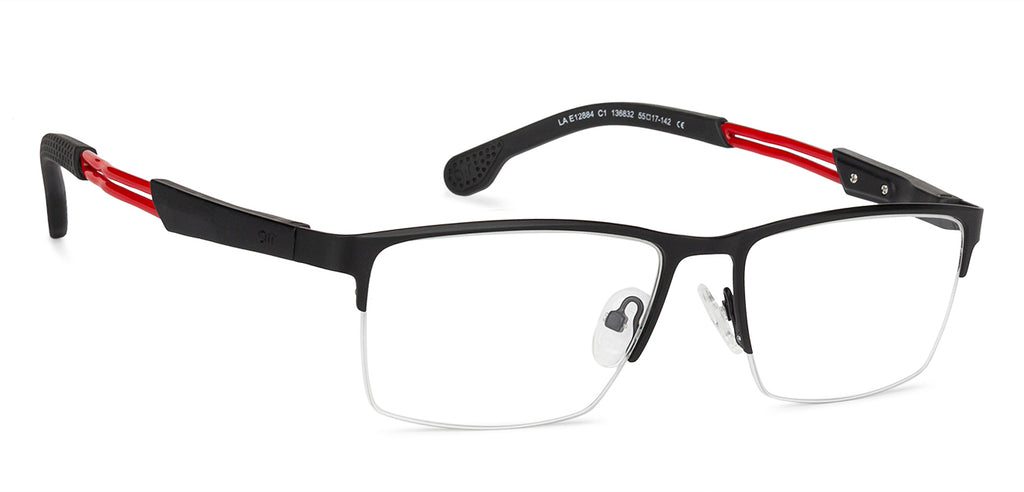 Half Rim Eyeglasses-Frame Rectangle--EG Half Rim Eyeglasses-Frame Rectangle--EG