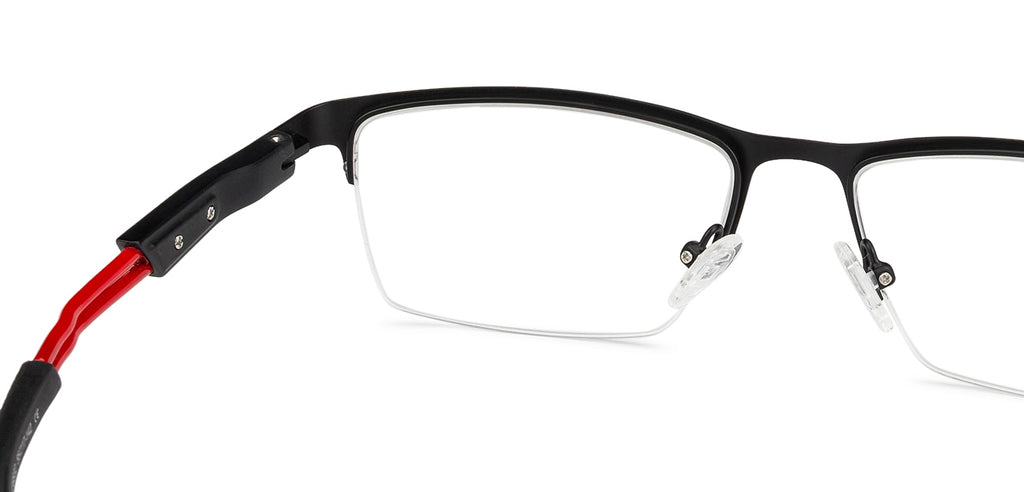 Half Rim Eyeglasses-Frame Rectangle--EG Half Rim Eyeglasses-Frame Rectangle--EG