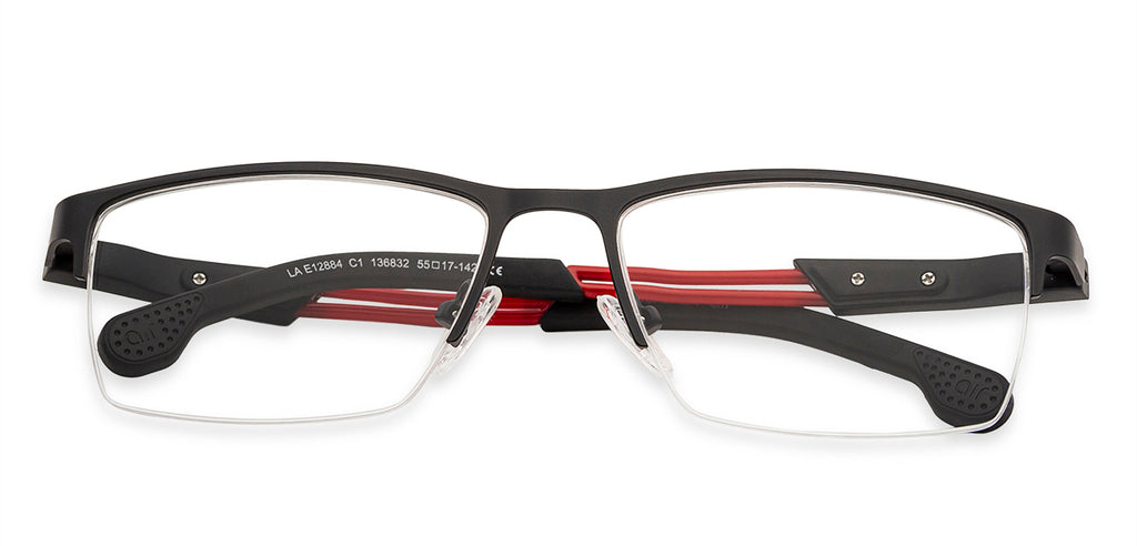 Half Rim Eyeglasses-Frame Rectangle--EG Half Rim Eyeglasses-Frame Rectangle--EG