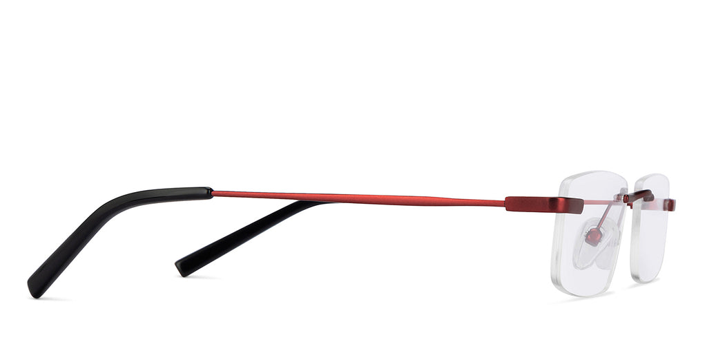 Rimless Eyeglasses-Frame Rectangle--EG Rimless Eyeglasses-Frame Rectangle--EG